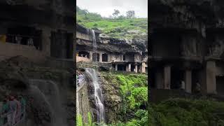 Ellora caves Maharashtra #waterfall