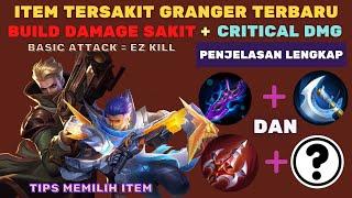 BUILD ITEM GRANGER ATTACK SPEED TERSAKIT TERBARU MOBILE LEGENDS 2O22, ITEM TERKUAT GRANGER SAAT INI