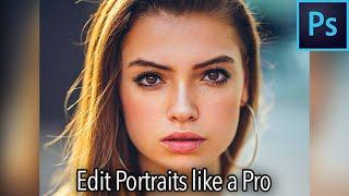 How To EDIT PORTRAITS LIKE A PRO!! Photoshop Retouching Tutorial with RAW file to practice on!!