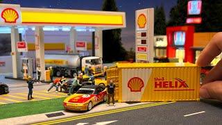 Shell Helix Container Box 1/64 Diorama | Hotwheels Diorama