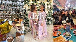 AARIZ’S BIRTHDAY  | JEWELLERY SHOPPING ️ | WEDDING IN KARACHI VLOG 🩷