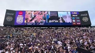 Callin Baton Rouge on NEW LSU Stadium scoreboard