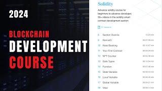 2024 Complete Blockchain Developer Course: From Beginner to Advanced Mastery