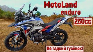 НЕ ГАДКИЙ ГУСЁНОК!!! MOTOLAND ENDURO 250cc ( Полный обзор)