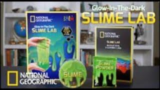 National Geographic Glow in the Dark Slime Lab Mainan Edukasi