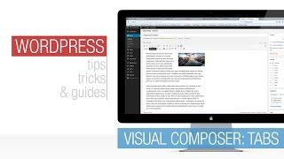 Wordpress Tutorial: Visual Composer - Tabs