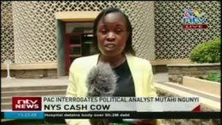 PAC interrogates political analyst Mutahi Ngunyi