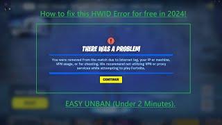 | Using the best "Free Spoofer" to Get Unbanned in Fortnite! | (2024)