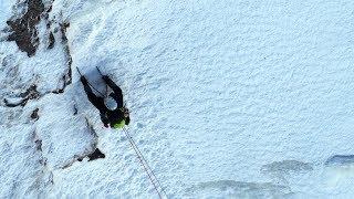 The Pumpkin (V, 4), Creag Meagaidh: Scottish winter climbing