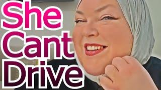 Chantal Drives The Wrong Way Down The Road, Reads Chat While Driving