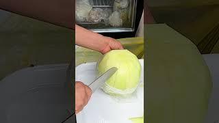 일정하게 멜론 자르는 과일가게 이모 #shorts - Melon Cutting Master / Korean Street Food