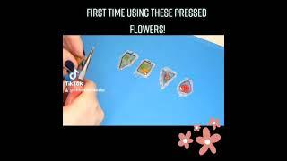 Resin Jewelry and Keychains with real flowers!