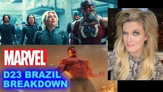 D23 Brazil Marvel - Thunderbolts Special Look, Captain America Brave New World Trailer - BREAKDOWN