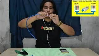 Straight-through LAN cable || Gilbert Ponce BSIT 2-C BPO