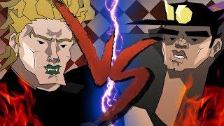 BIZARRE FIGHT BETWEEN DIO AND JOTARO