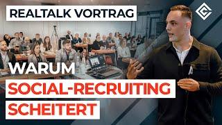 REALTALK: 5 Gründe, warum Social-Media-Recruiting scheitert (David Cordes Vortrag in Hamburg)