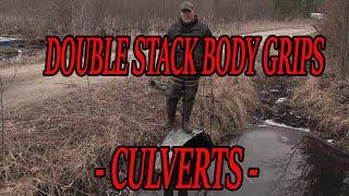 how to set culverts with bodygrips (double stacking) - Dunlap Lures