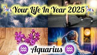  AQUARIUS  (कुम्भ राशिफल) 🪐YOUR LIFE IN YEAR 2025  OVERALL PREDICTION  #aquarius #tarot