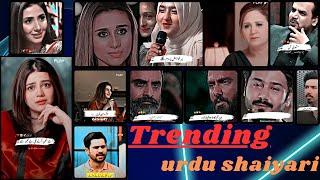 Shaiyari heart touching lines ️| trending urdu shaiyari |sad feeling alone @sultan.writes__️