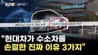 20년 간 개발한 수소차를 중단한 현대차,  수소경제 이면에 숨겨진 수소차 시장의 불편한 진실
