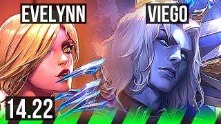 EVELYNN vs VIEGO (JGL) | Legendary, 17/4/10, 500+ games | KR Diamond | 14.22