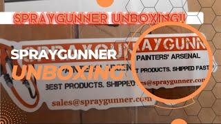 UNBOXING Spraygunner supplies! #airbrush #createxcolors