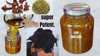 CLOVES AND ROSEMARY OIL FOR FAST HAIR GROWTH; Grow Thicker Longer Hair. (3000ml Batch)