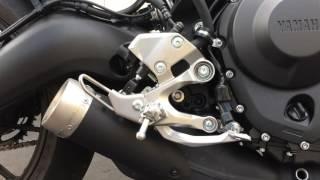 XSR900 exhaust removal & weight