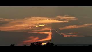 A Convective Bomb Cloud Colors This Sunset