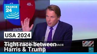 USA 2024: Tight race between Harris & Trump enters final weeks • FRANCE 24 English