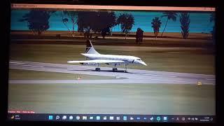 (fsx) concorde land in ngurah rai