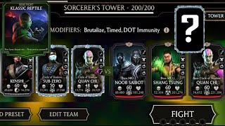 REPTILE Event Release Date! | MK Mobile Sorcerers Tower 200 on Beginner Account!