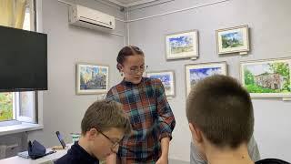 Урок № 2 Ренаты Филимоновой "Контуры города"