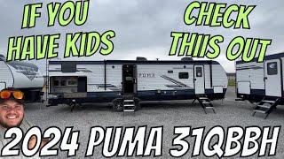 One of the Best RVs for a Family of 6 Plus?!  2024 Puma 31QBBH