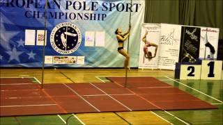 European Pole Sport Championship - 9.Platz Julia Wahl