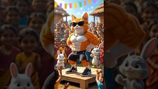 bodybuilder Billa ko mila laddu aur kalua bulldog ko mila thappad#ai #cartoon #story