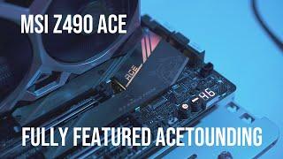 MSI Z490 MEG ACE Fully featured an astounding board