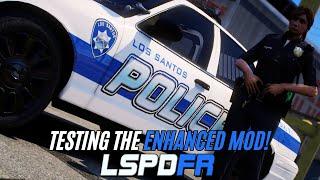 GTA 5 LSPDFR - Testing the Enhanced Mod! Next-Level Police Gameplay