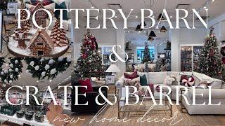 POTTERY BARN & CRATE & BARREL NEW HOME DECOR 2024! || HIGH END HOME DECOR FINDS