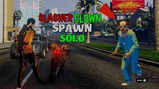 New GTA 5 Online how To Spawn The Slasher Clown SOLO Invite Only Lobby Glitch!!