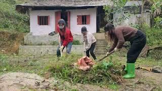 3 girls return to the old abandoned house and clean up and renovate