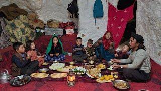 Ramadan Iftar in a Cave: Afghan Village Family’s First Meal After Fasting | Traditional Cooking &…