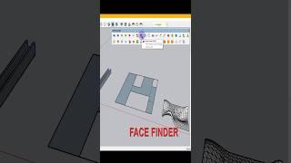 JHS Powerbar-Face Finder #shorts #sketchup #sketchuptutorial #3dmodeling