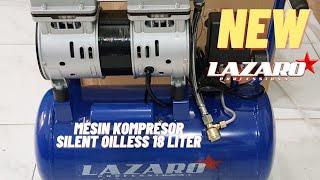 Lazaro 18 Liter Kompresor Angin Silent 3/4HP 18Liter