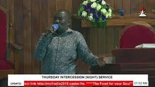 MCF: Thursday Intercession (Night) Service With Pastor Tom Mugerwa  19/09/2024