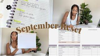 SEPTEMBER RESET ROUTINE | Goal setting with God, monthly set & tips that will help you stay on track