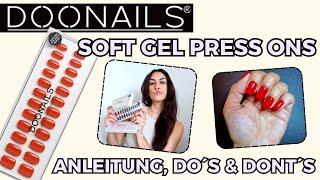 TEST: DOONAILS SOFT GEL PRESS ON NAILS! Meine Erfahrungen & Anleitung! TUTORIAL | Angela Mel