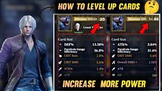 How To Increase Cards Power   Devil May Cry Peak Of Combat