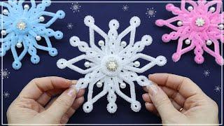 IT'S EASY! ️ Beautiful SNOWFLAKES DIY ️ Christmas Decorations