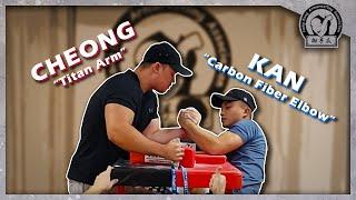 【ArmWrestling SuperMatch】Kan (60kg) VS Cheong (82kg)